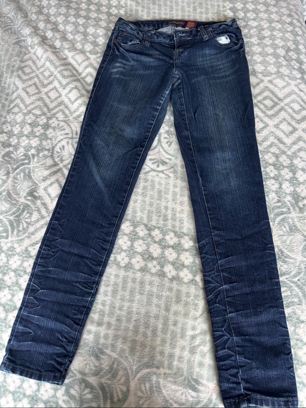 7 For All Mankind Dark Wash Skinny Jeans